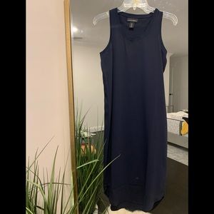 Navy blue midi tank dress- Size 0, or Small
